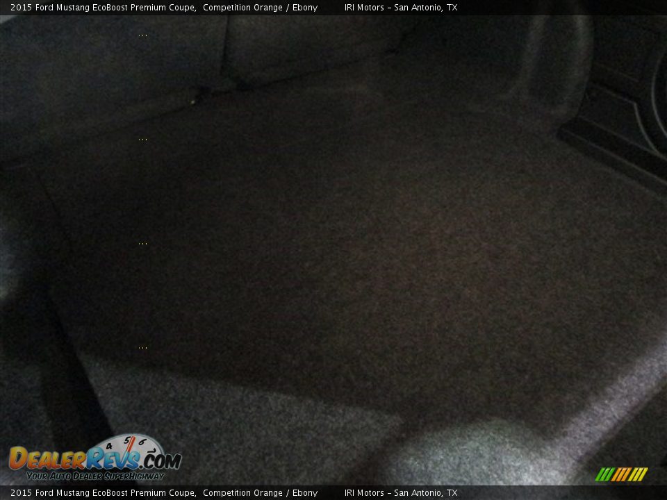 2015 Ford Mustang EcoBoost Premium Coupe Competition Orange / Ebony Photo #10