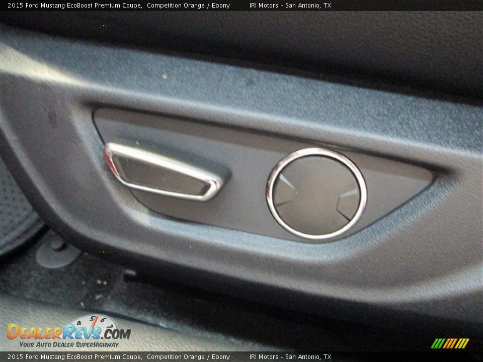 2015 Ford Mustang EcoBoost Premium Coupe Competition Orange / Ebony Photo #13