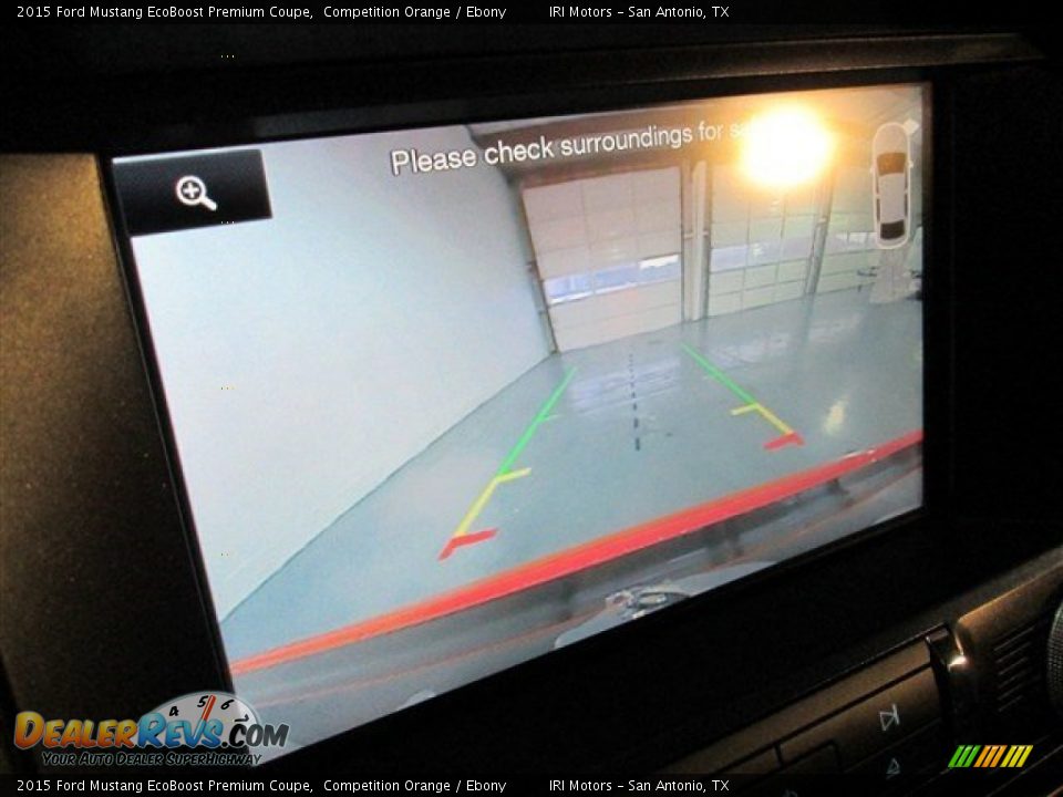 2015 Ford Mustang EcoBoost Premium Coupe Competition Orange / Ebony Photo #14