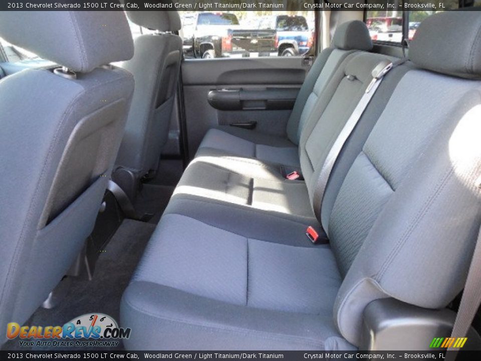 2013 Chevrolet Silverado 1500 LT Crew Cab Woodland Green / Light Titanium/Dark Titanium Photo #5