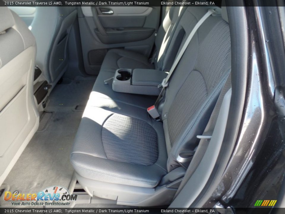 2015 Chevrolet Traverse LS AWD Tungsten Metallic / Dark Titanium/Light Titanium Photo #23