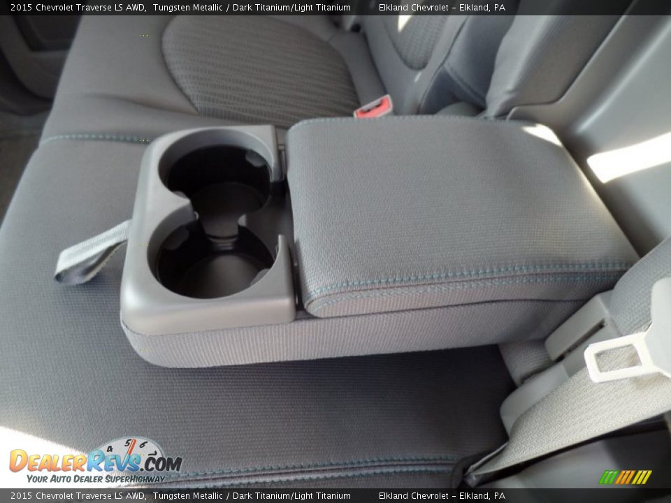 2015 Chevrolet Traverse LS AWD Tungsten Metallic / Dark Titanium/Light Titanium Photo #24