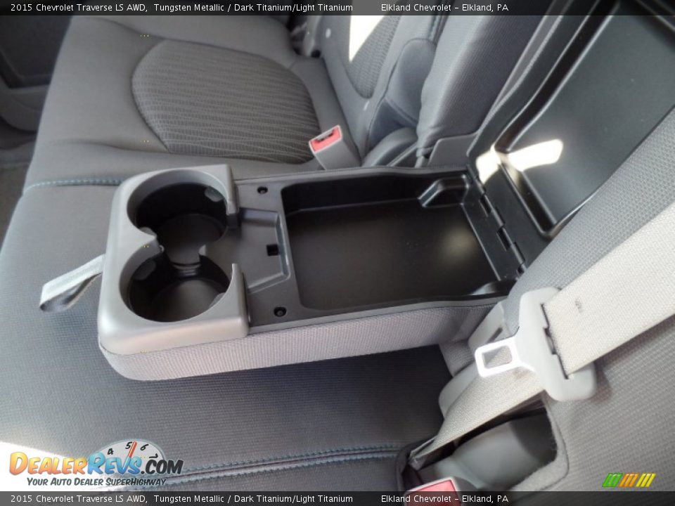 2015 Chevrolet Traverse LS AWD Tungsten Metallic / Dark Titanium/Light Titanium Photo #25