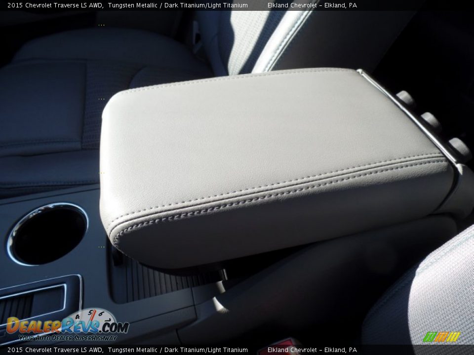 2015 Chevrolet Traverse LS AWD Tungsten Metallic / Dark Titanium/Light Titanium Photo #34