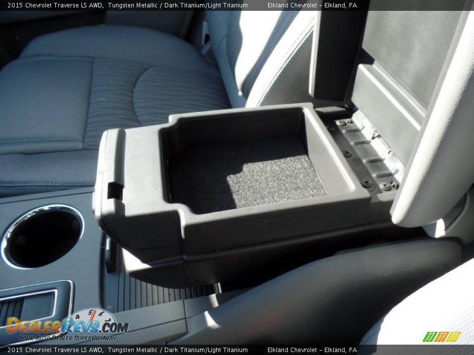2015 Chevrolet Traverse LS AWD Tungsten Metallic / Dark Titanium/Light Titanium Photo #35