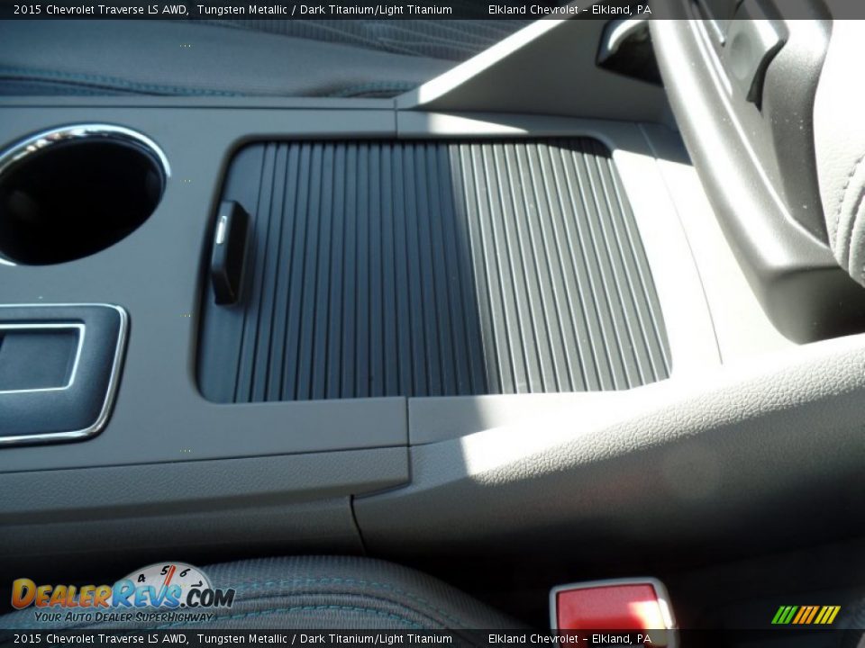 2015 Chevrolet Traverse LS AWD Tungsten Metallic / Dark Titanium/Light Titanium Photo #36