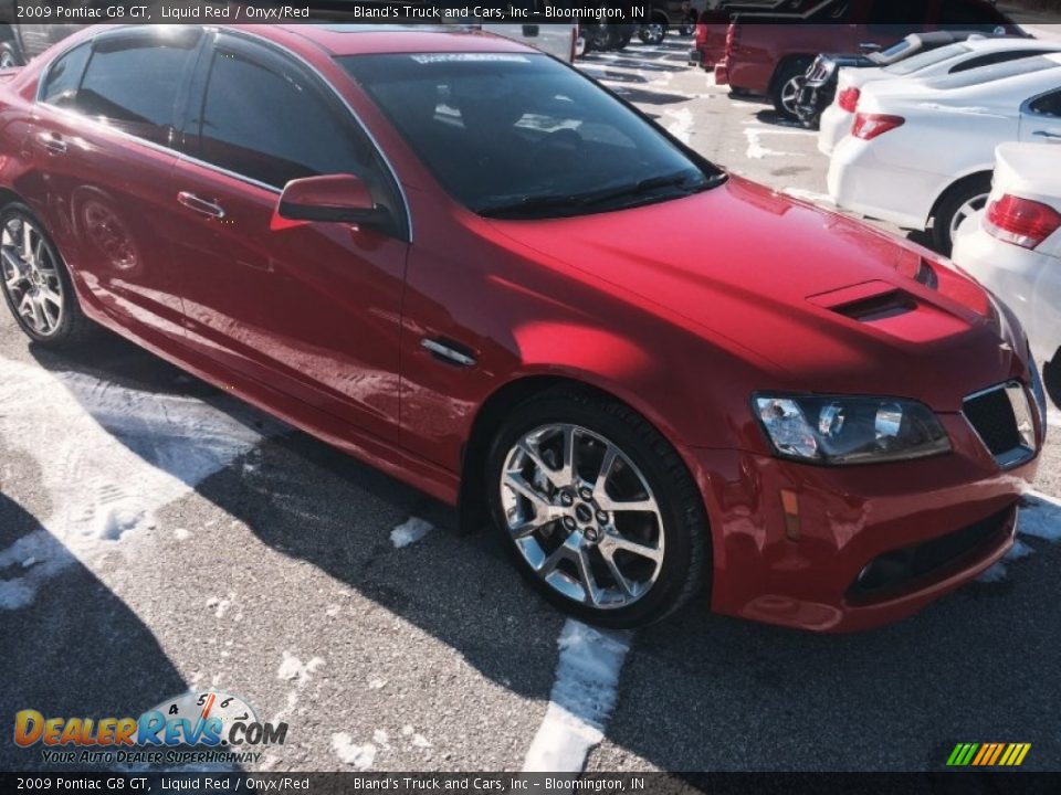 2009 Pontiac G8 GT Liquid Red / Onyx/Red Photo #2