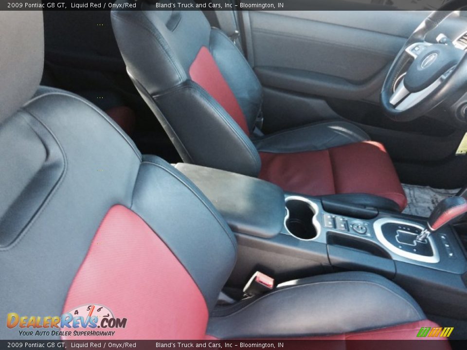 2009 Pontiac G8 GT Liquid Red / Onyx/Red Photo #3