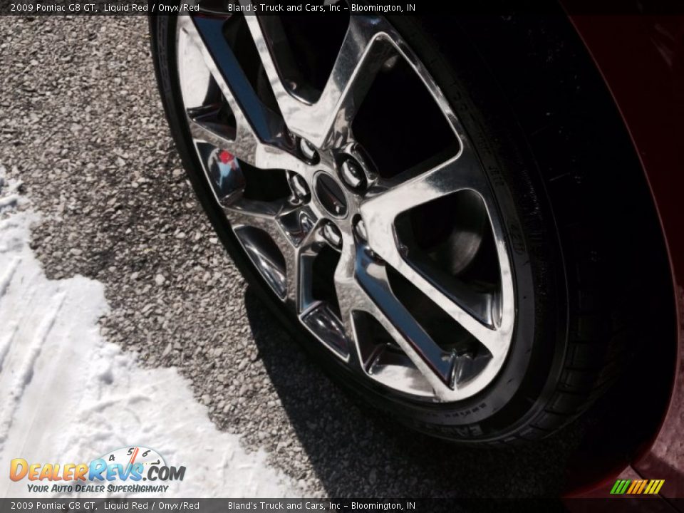 2009 Pontiac G8 GT Liquid Red / Onyx/Red Photo #9