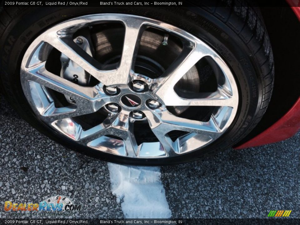 2009 Pontiac G8 GT Liquid Red / Onyx/Red Photo #10