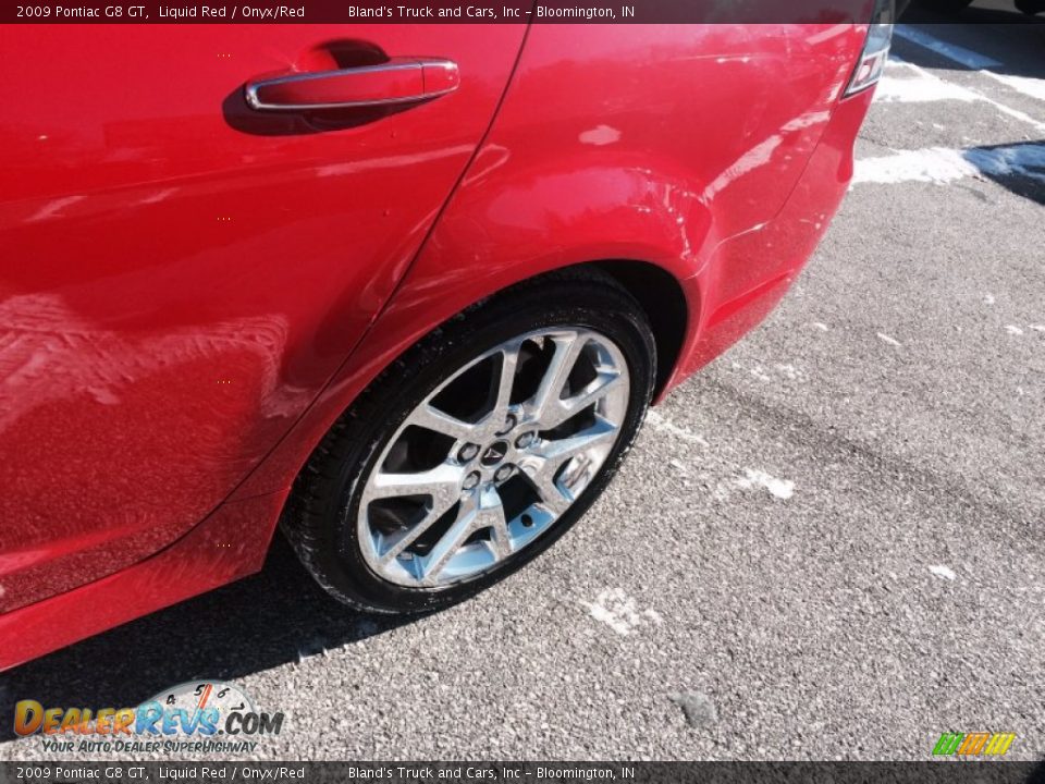 2009 Pontiac G8 GT Liquid Red / Onyx/Red Photo #15