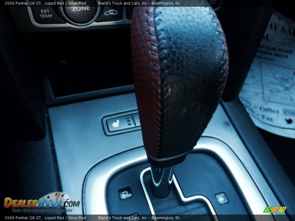 2009 Pontiac G8 GT Liquid Red / Onyx/Red Photo #17