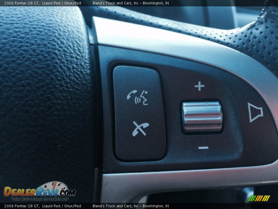2009 Pontiac G8 GT Liquid Red / Onyx/Red Photo #18