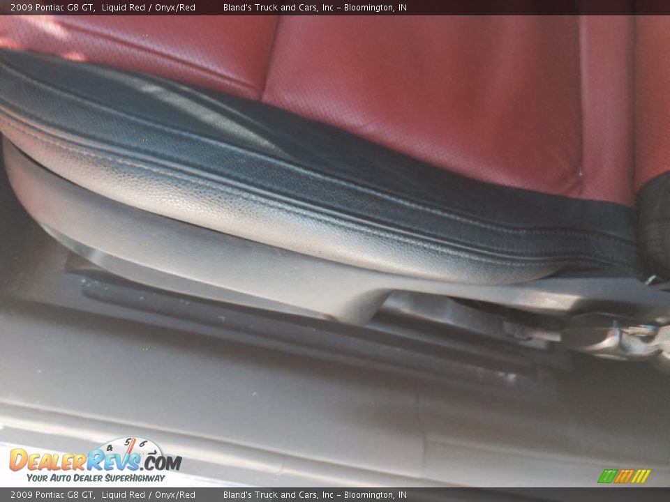 2009 Pontiac G8 GT Liquid Red / Onyx/Red Photo #20