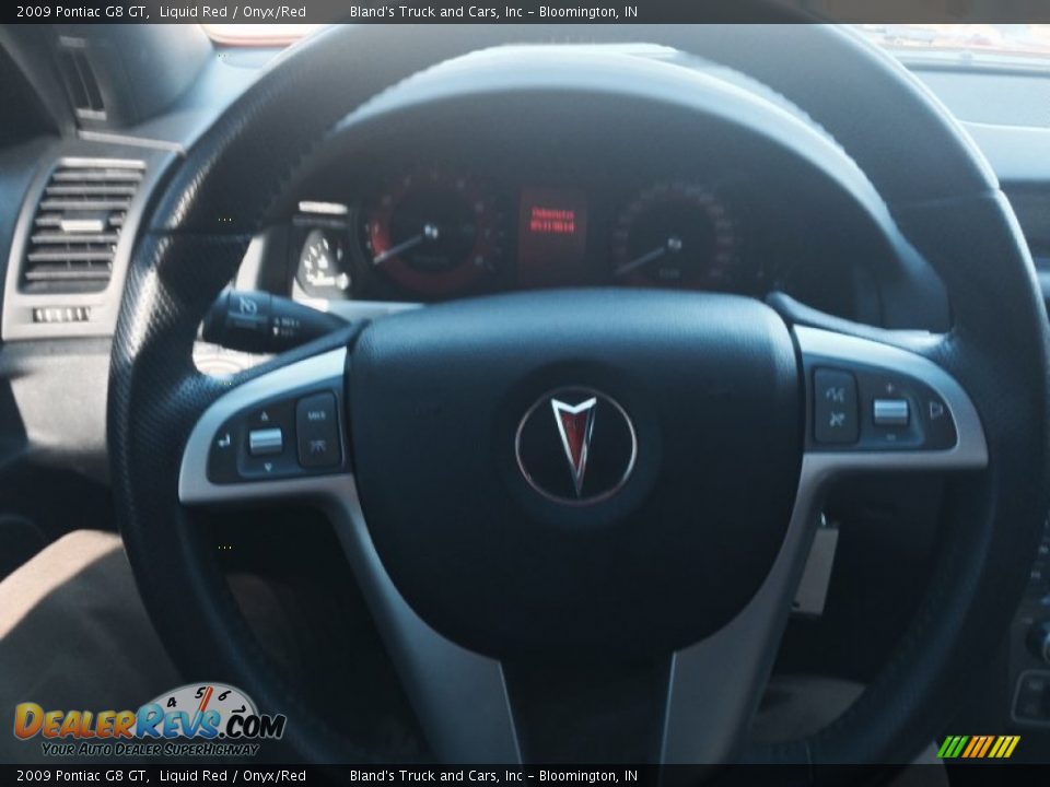 2009 Pontiac G8 GT Liquid Red / Onyx/Red Photo #24