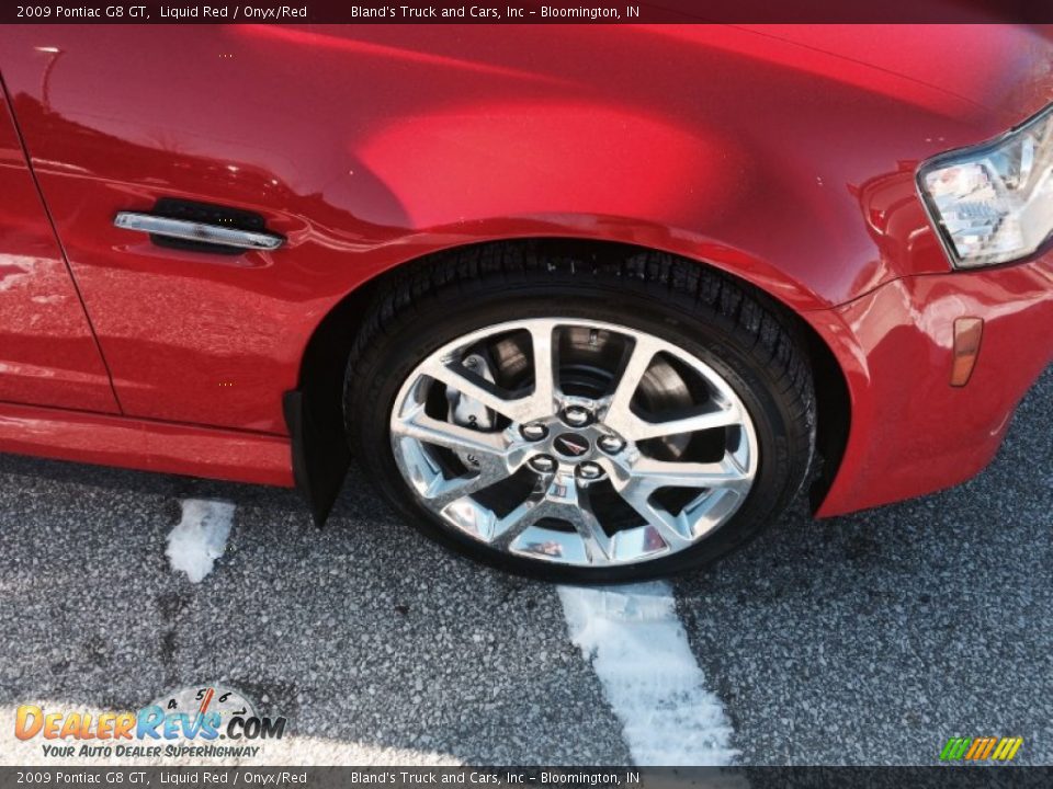 2009 Pontiac G8 GT Liquid Red / Onyx/Red Photo #25