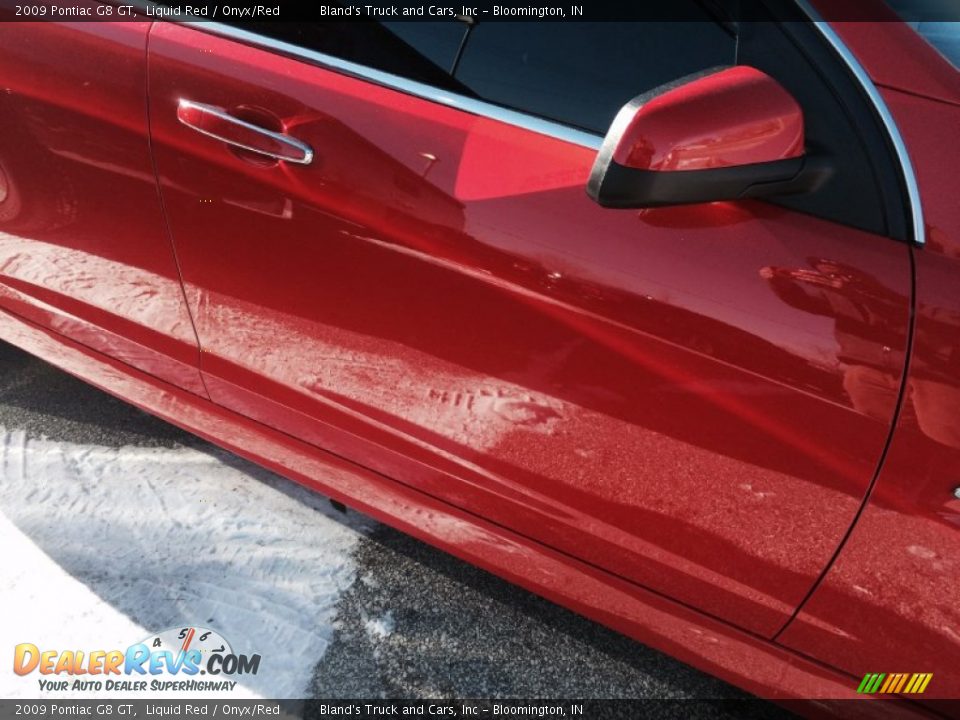 2009 Pontiac G8 GT Liquid Red / Onyx/Red Photo #26