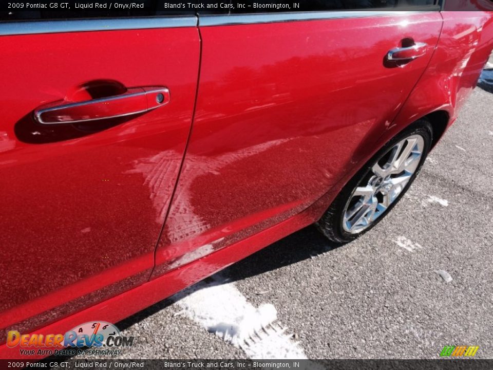 2009 Pontiac G8 GT Liquid Red / Onyx/Red Photo #27