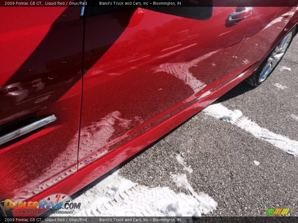 2009 Pontiac G8 GT Liquid Red / Onyx/Red Photo #28