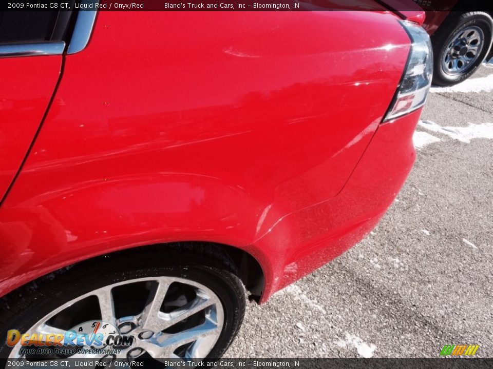 2009 Pontiac G8 GT Liquid Red / Onyx/Red Photo #29