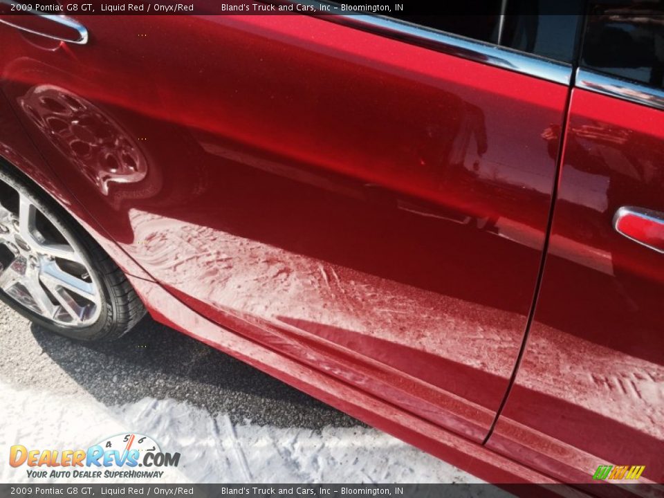 2009 Pontiac G8 GT Liquid Red / Onyx/Red Photo #30