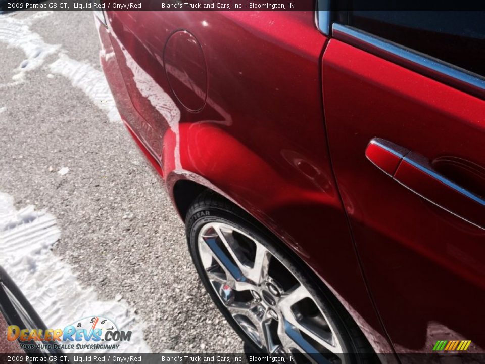 2009 Pontiac G8 GT Liquid Red / Onyx/Red Photo #31