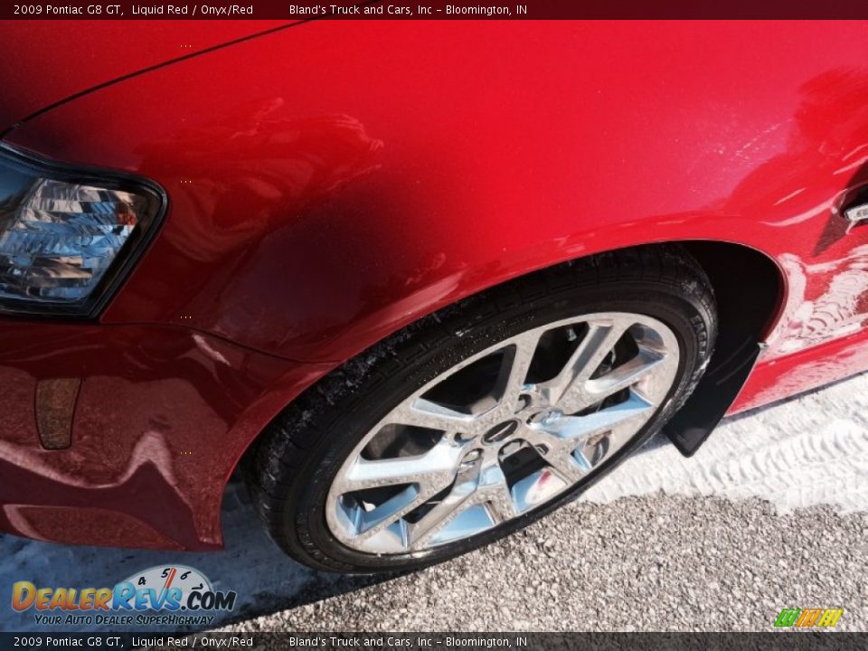 2009 Pontiac G8 GT Liquid Red / Onyx/Red Photo #32