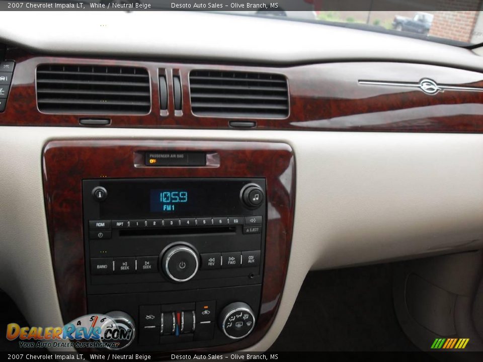 2007 Chevrolet Impala LT White / Neutral Beige Photo #11