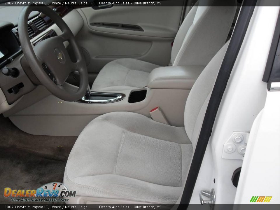 2007 Chevrolet Impala LT White / Neutral Beige Photo #12