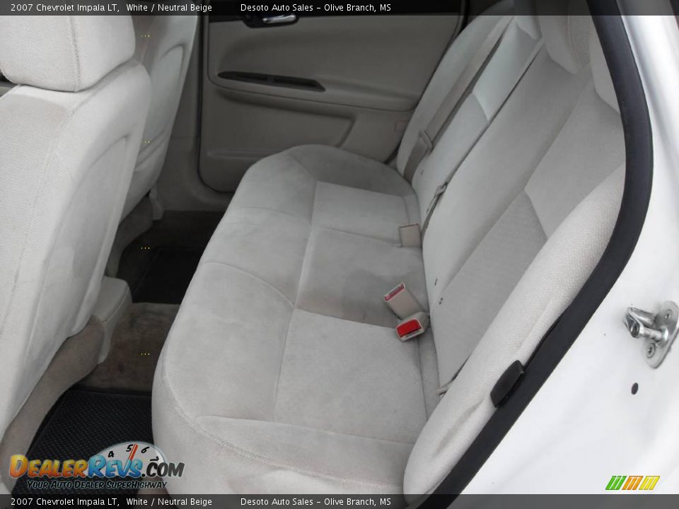 2007 Chevrolet Impala LT White / Neutral Beige Photo #13