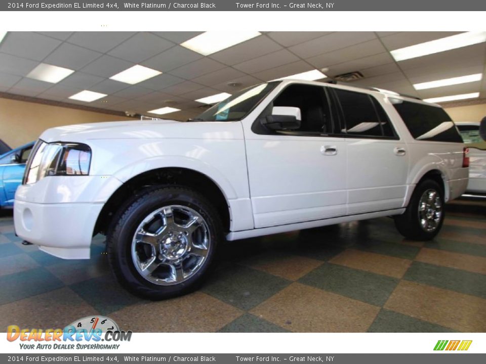 2014 Ford Expedition EL Limited 4x4 White Platinum / Charcoal Black Photo #1