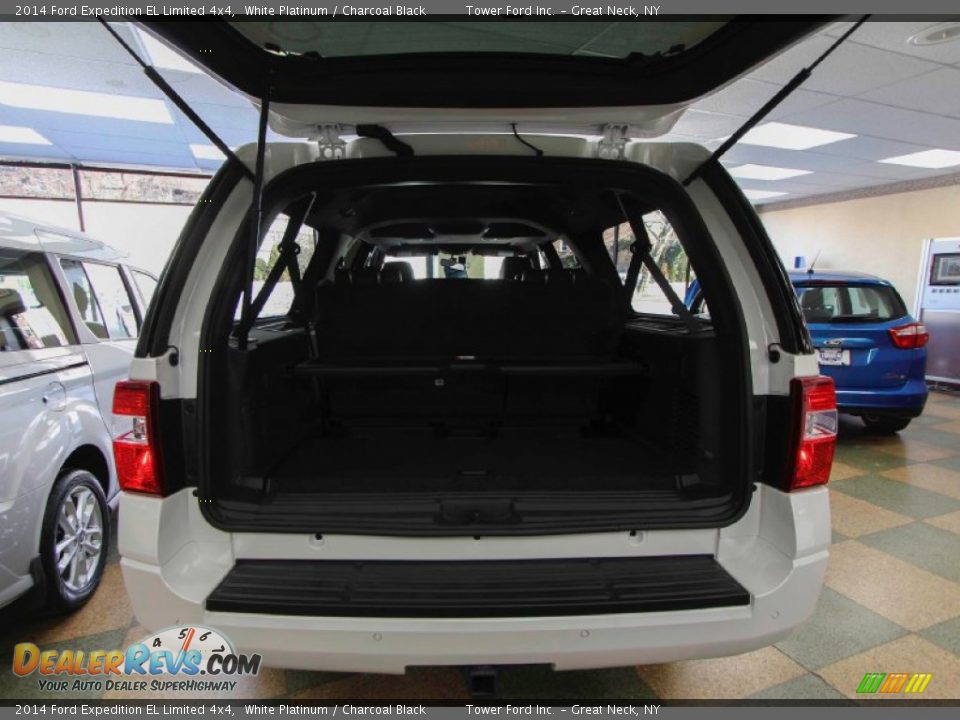 2014 Ford Expedition EL Limited 4x4 White Platinum / Charcoal Black Photo #8