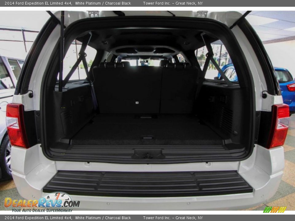 2014 Ford Expedition EL Limited 4x4 White Platinum / Charcoal Black Photo #9