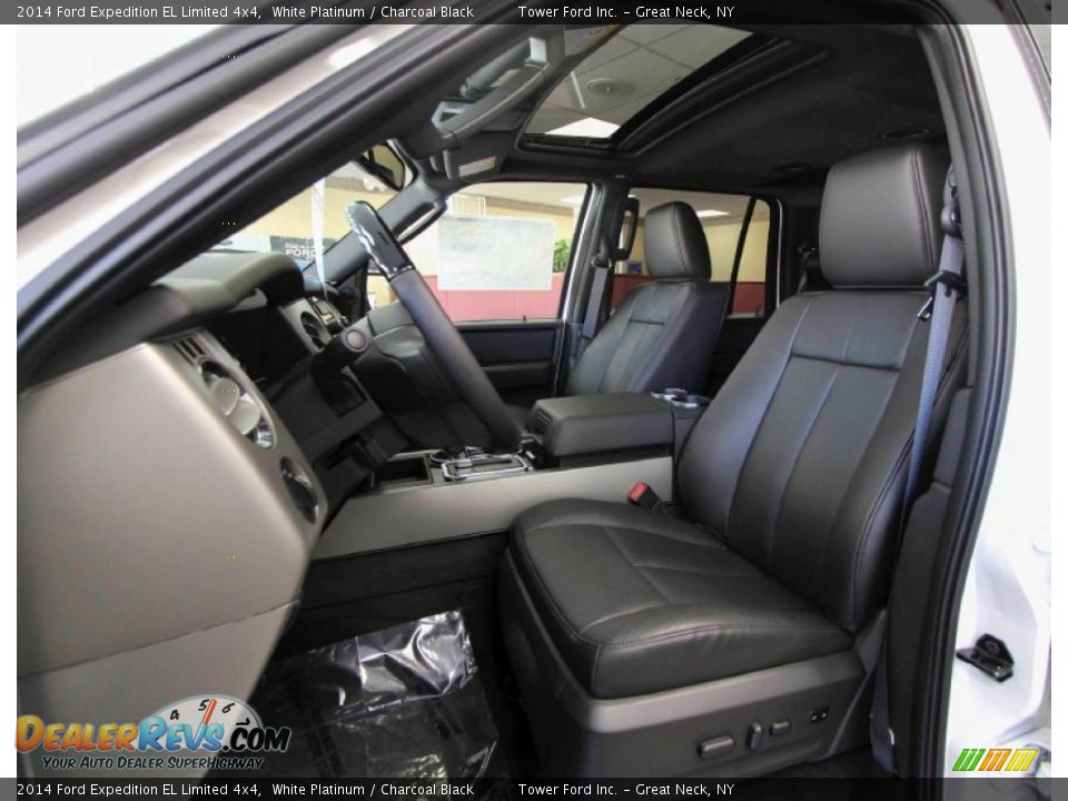 2014 Ford Expedition EL Limited 4x4 White Platinum / Charcoal Black Photo #16