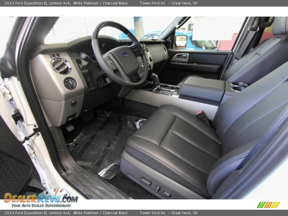 2014 Ford Expedition EL Limited 4x4 White Platinum / Charcoal Black Photo #18