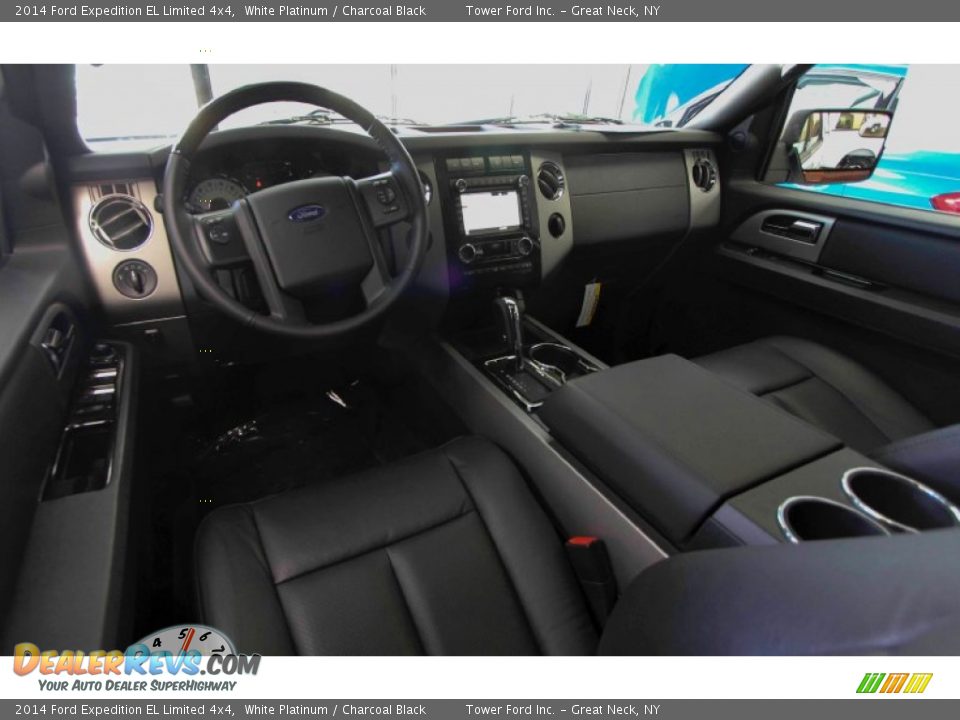 2014 Ford Expedition EL Limited 4x4 White Platinum / Charcoal Black Photo #19