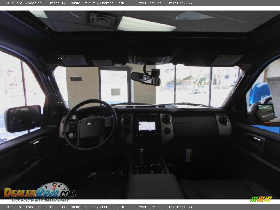 2014 Ford Expedition EL Limited 4x4 White Platinum / Charcoal Black Photo #20