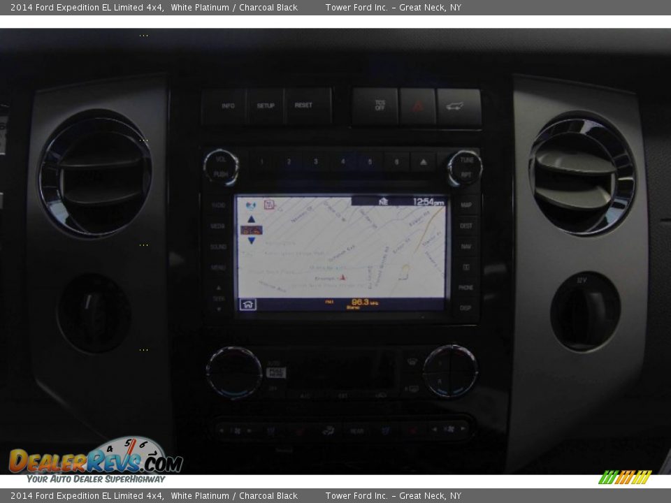 2014 Ford Expedition EL Limited 4x4 White Platinum / Charcoal Black Photo #21