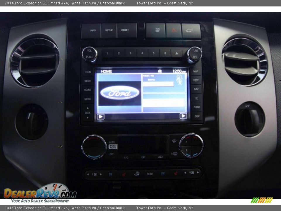 2014 Ford Expedition EL Limited 4x4 White Platinum / Charcoal Black Photo #22