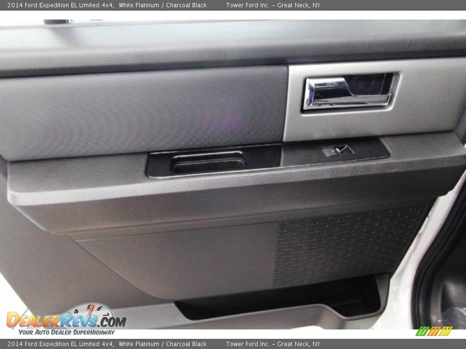 2014 Ford Expedition EL Limited 4x4 White Platinum / Charcoal Black Photo #23