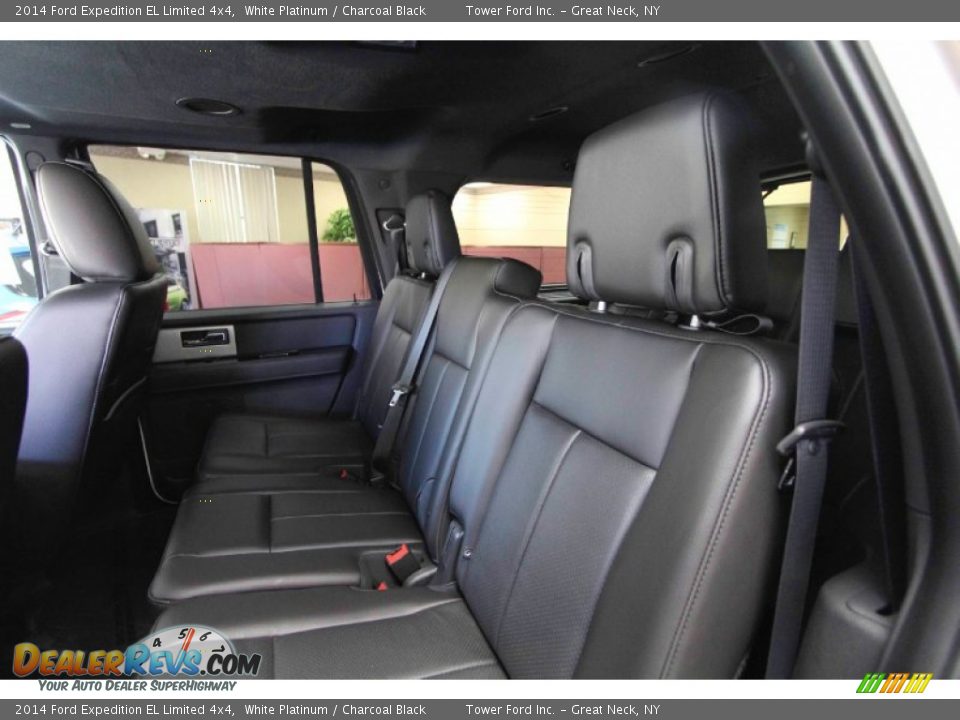 2014 Ford Expedition EL Limited 4x4 White Platinum / Charcoal Black Photo #24