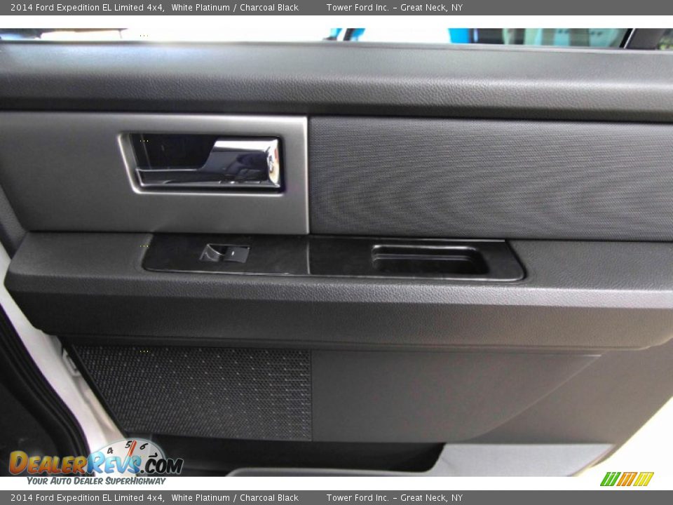 2014 Ford Expedition EL Limited 4x4 White Platinum / Charcoal Black Photo #27