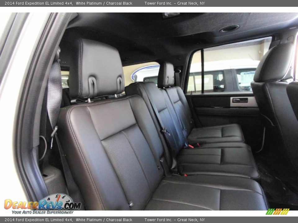 2014 Ford Expedition EL Limited 4x4 White Platinum / Charcoal Black Photo #28