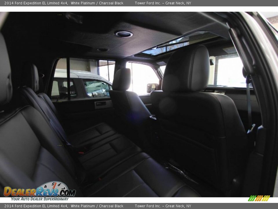 2014 Ford Expedition EL Limited 4x4 White Platinum / Charcoal Black Photo #29