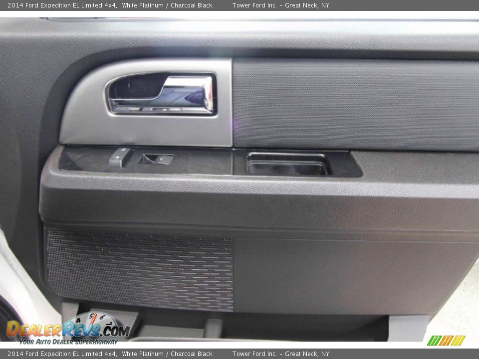 2014 Ford Expedition EL Limited 4x4 White Platinum / Charcoal Black Photo #30
