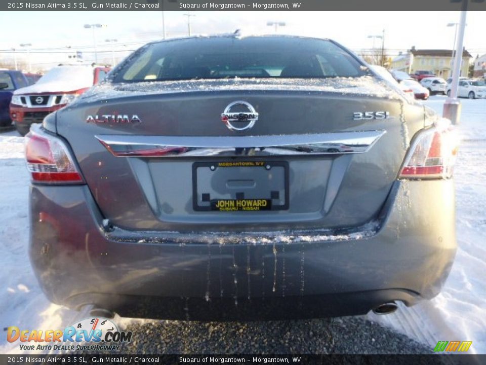 2015 Nissan Altima 3.5 SL Gun Metallic / Charcoal Photo #4