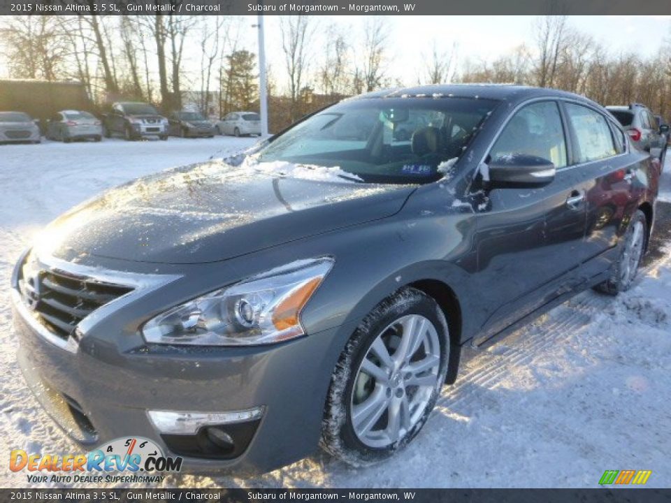 2015 Nissan Altima 3.5 SL Gun Metallic / Charcoal Photo #6