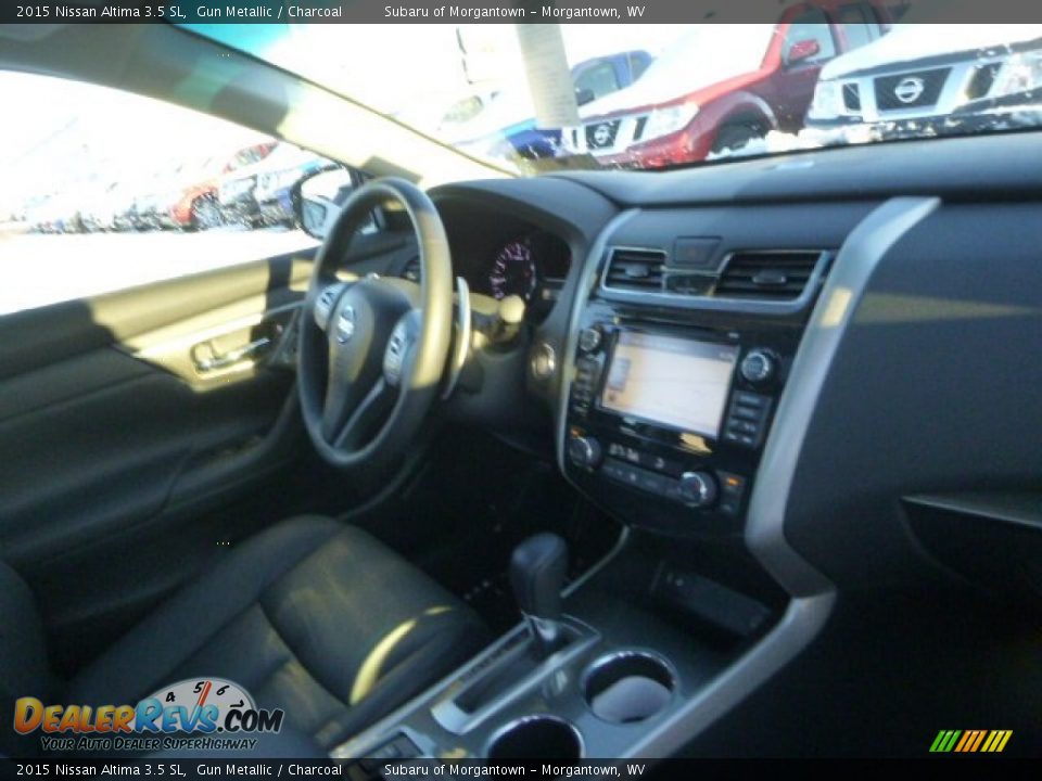 2015 Nissan Altima 3.5 SL Gun Metallic / Charcoal Photo #10