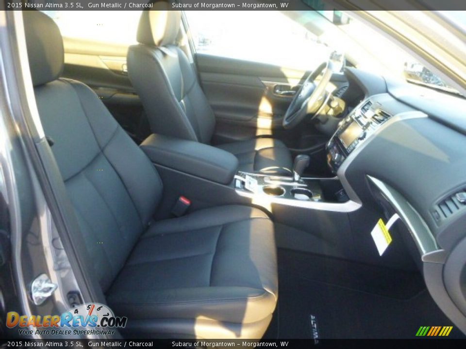 2015 Nissan Altima 3.5 SL Gun Metallic / Charcoal Photo #12