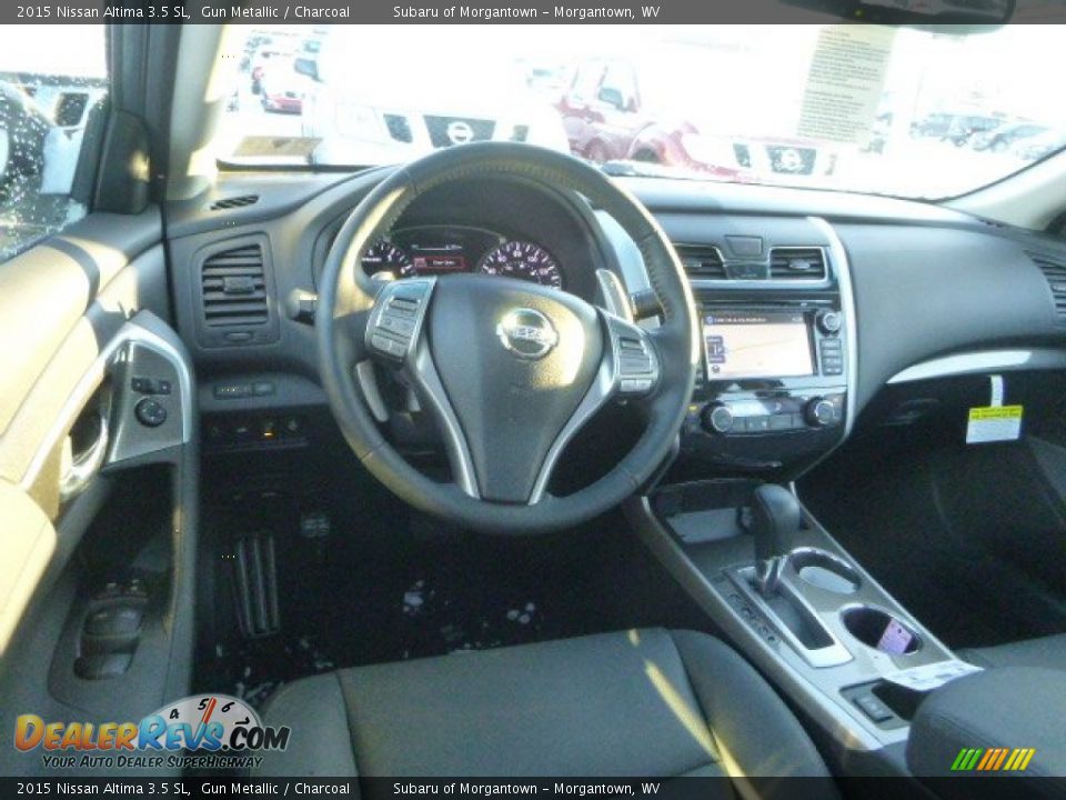 2015 Nissan Altima 3.5 SL Gun Metallic / Charcoal Photo #14